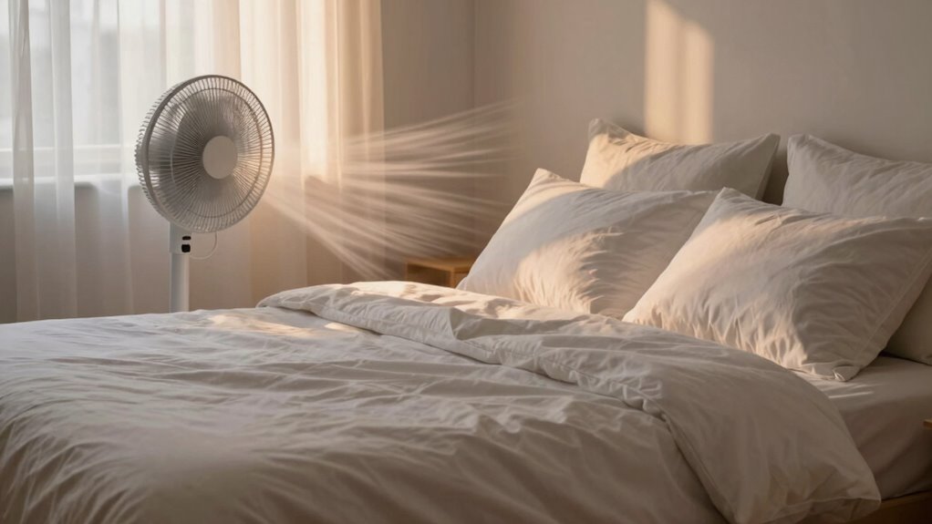 gentle airflow for comfort