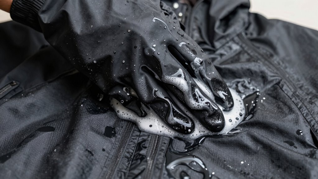 gentle cleaning preserves waterproofing