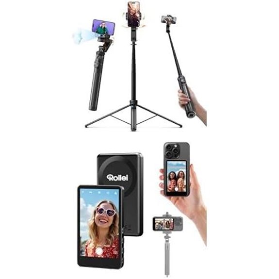 Rollei Easy Creator Gimbal & Selfie Monitor Bundle