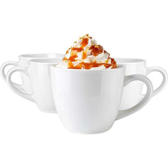 Glasmark KROSNO 1992 Bruno Tasse Keramik Kaffee-Teegläser Set