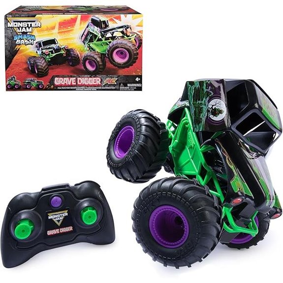 Monster Jam Grave Digger RC-Truck mit Crash-Reparatur
