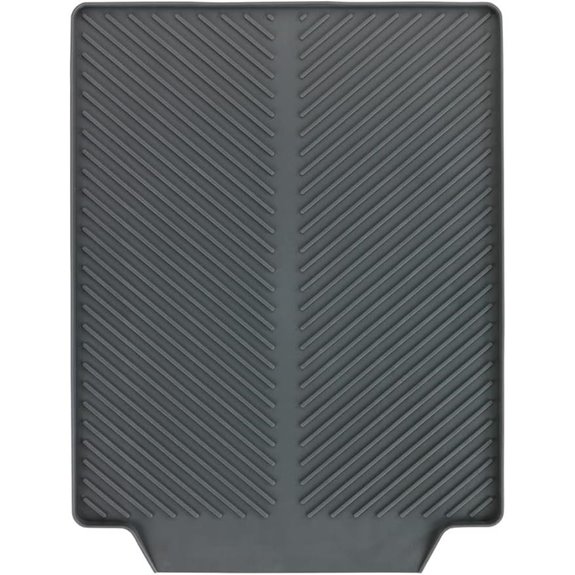 WENKO Linea Abtropfmatte Grau 40x30cm