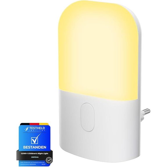 GRIFEMA Nachtlicht-Steckdose mit Dämmerungssensor
