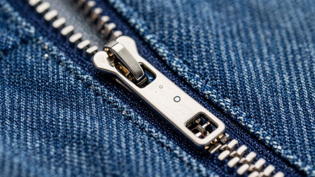 Reißverschlüsse mit Vorsicht behandeln