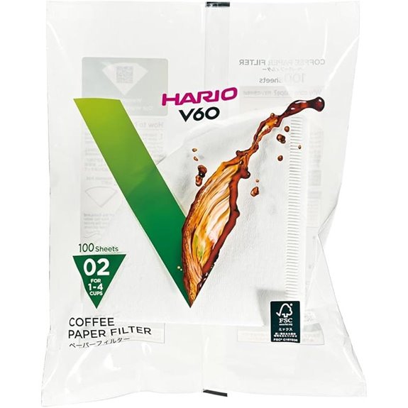 Hario White Paper Filter Bags für VCF-02 (100 Stück)