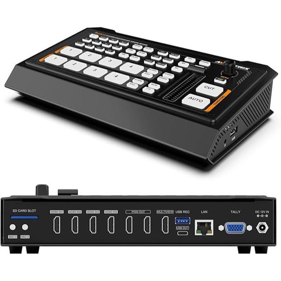 AVMATRIX 4CH HDMI Video Switcher mit Streaming-Funktionen