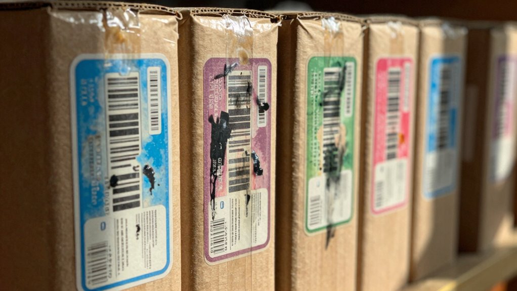 heat sunlight damage labels