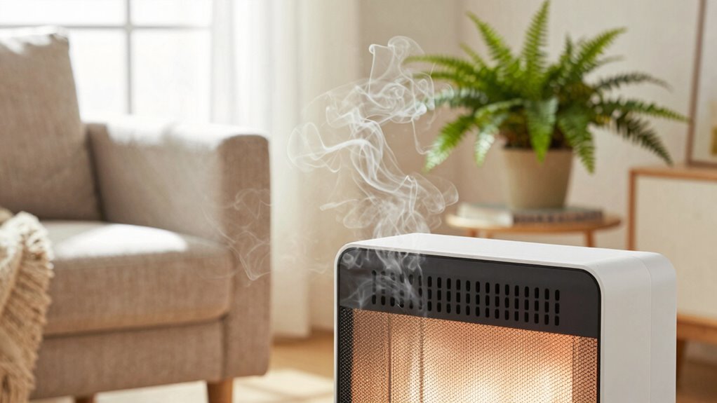 heated air reduces moisture