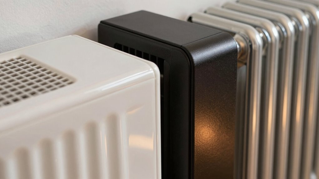 heater material temperature transfer