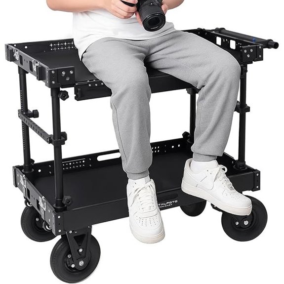 DF DIGITALFOTO Titan Video Kamera Trolley (300kg Belastung)