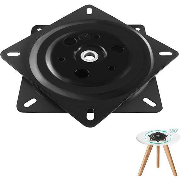Heavy Duty 6-Inch Swivel Turntable with Ball Bearing