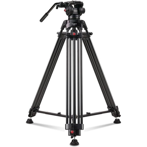 RAUBAY 70.8 Schwerer Video-Stativkopf mit Flüssigkeitskopf