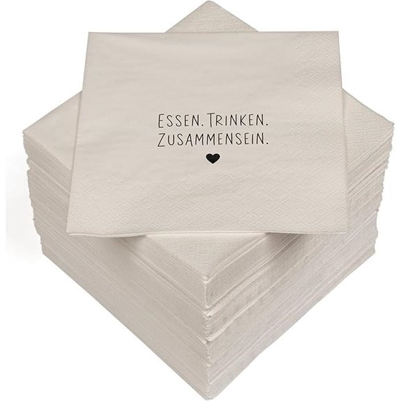 HEKU 100 3-Ply Servietten 33x33cm Saugfähig