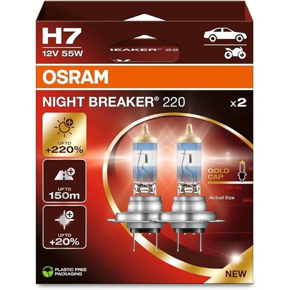 OSRAM Night Breaker H7 Scheinwerferlampen (2er-Pack)