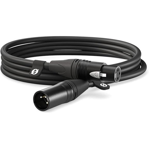 RØDE XLR-3 Hochwertiges XLR-Kabel (3 m, Schwarz)
