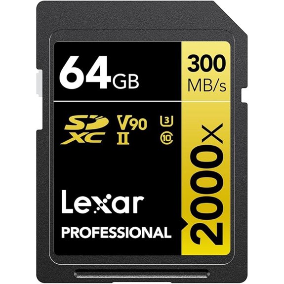 Lexar 2000x 64GB SDXC UHS-II Speicherkarte