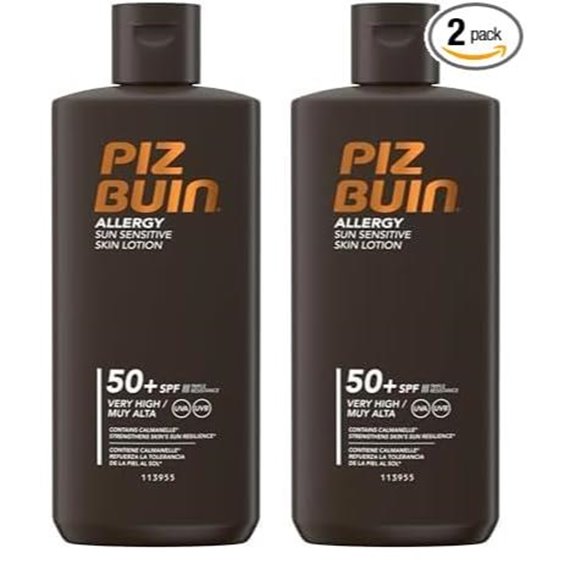 PIZ BUIN Allergy SPF 50 Sensitive Skin Lotion (2-Pack)