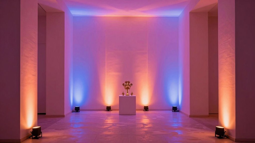 highlighting features with layered lighting