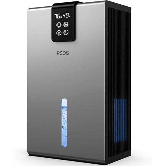 Entfeuchter für Haushalt mit 98 Unzen Tank und Beleuchtung