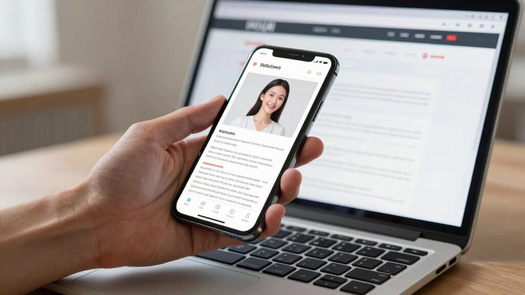 Authentische Kundenfotos identifizieren