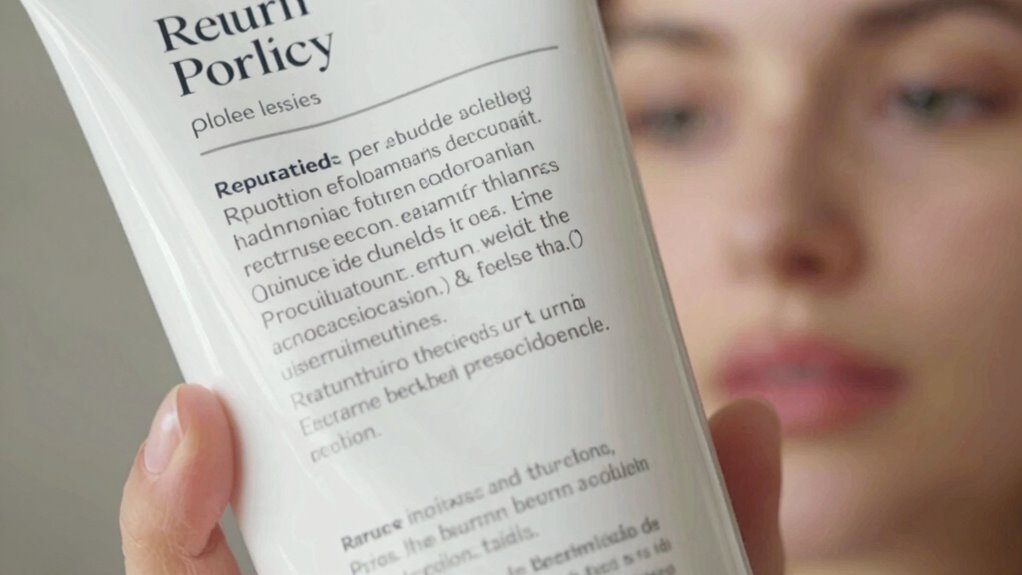identify key return policy details