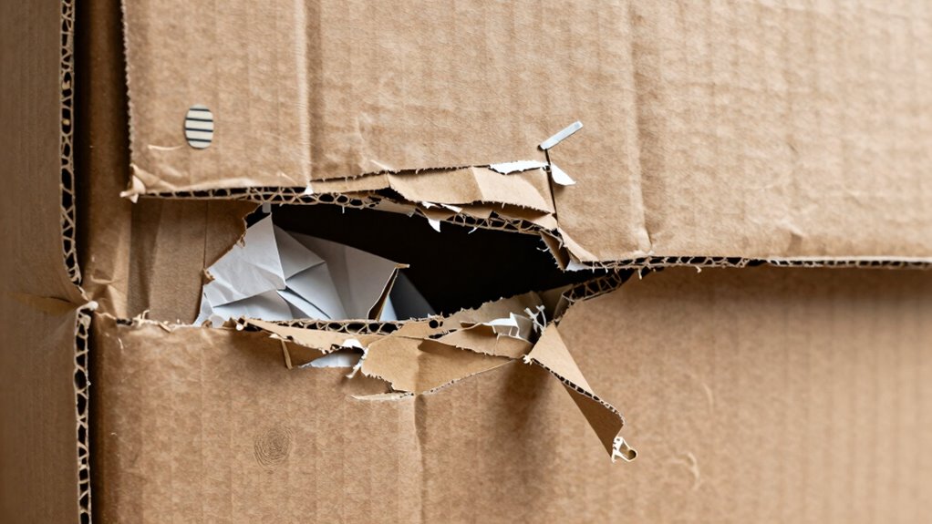 identify visible shipping damages