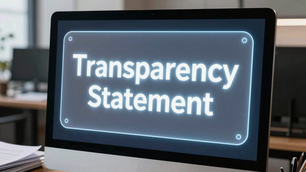 immediate credibility through transparency