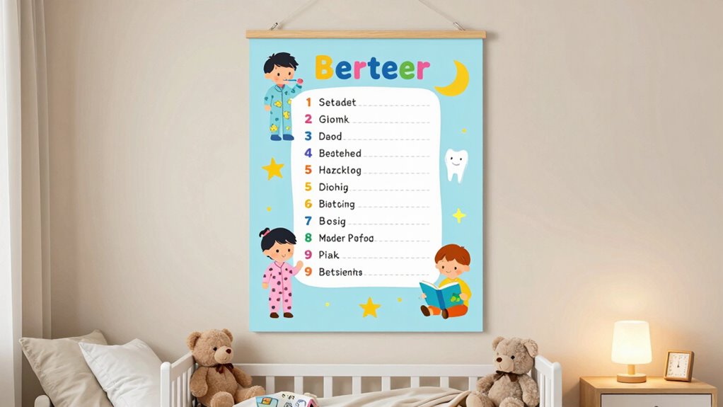 include visual bedtime routine