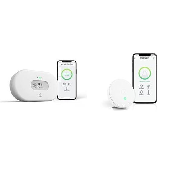 Airthings Wave Mini Indoor Air Quality Monitor