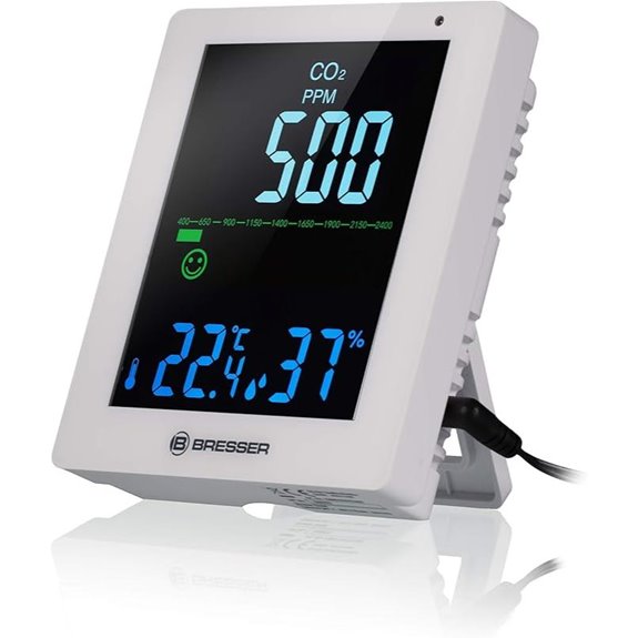 Bresser Smile CO2-Innenraumluftqualitätsmonitor