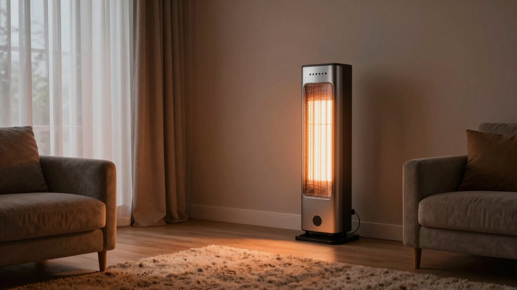 infrared heat reaches around