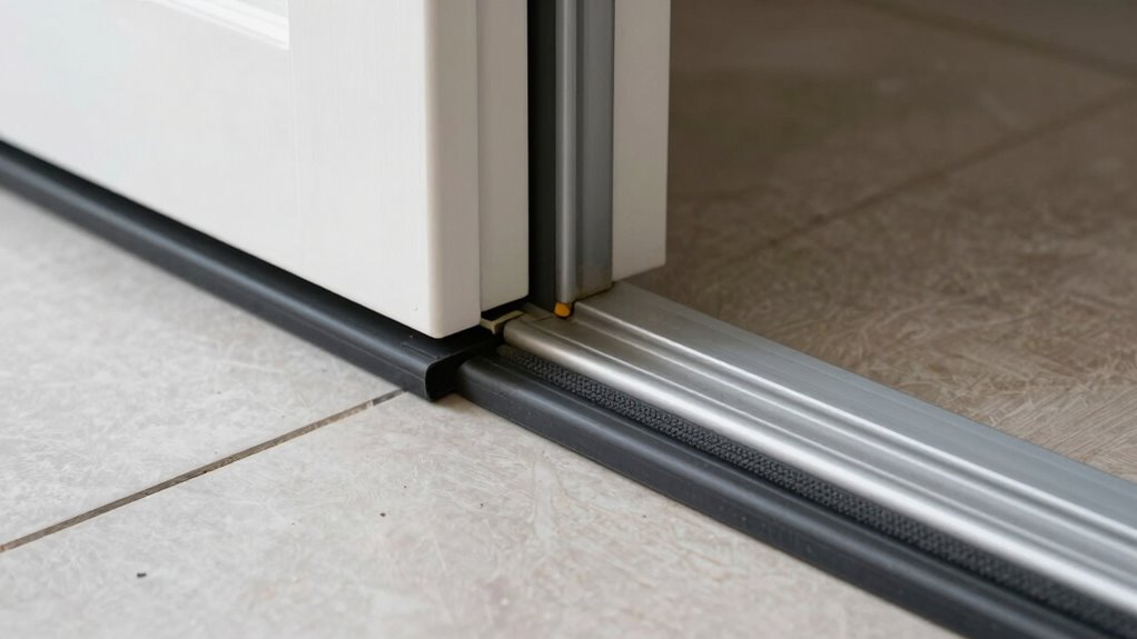 Tür- und Bodendichtungen installieren