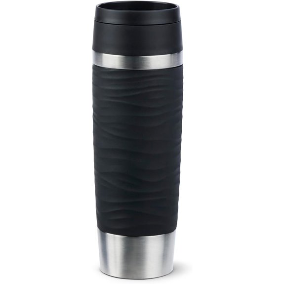 Emsa Travel Mug Wave 500ml isoliert leak-proof schwarz