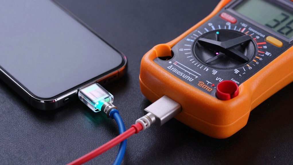 interpreting charging test results