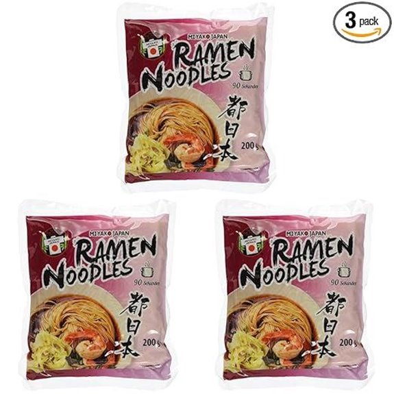 MIYAKO Ramen japanische Nudeln 200 g (Packung zu 3)
