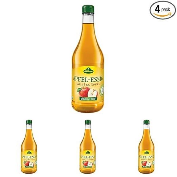 Kühne Apple Vinegar 5% 0.75 L (Pack of 4)