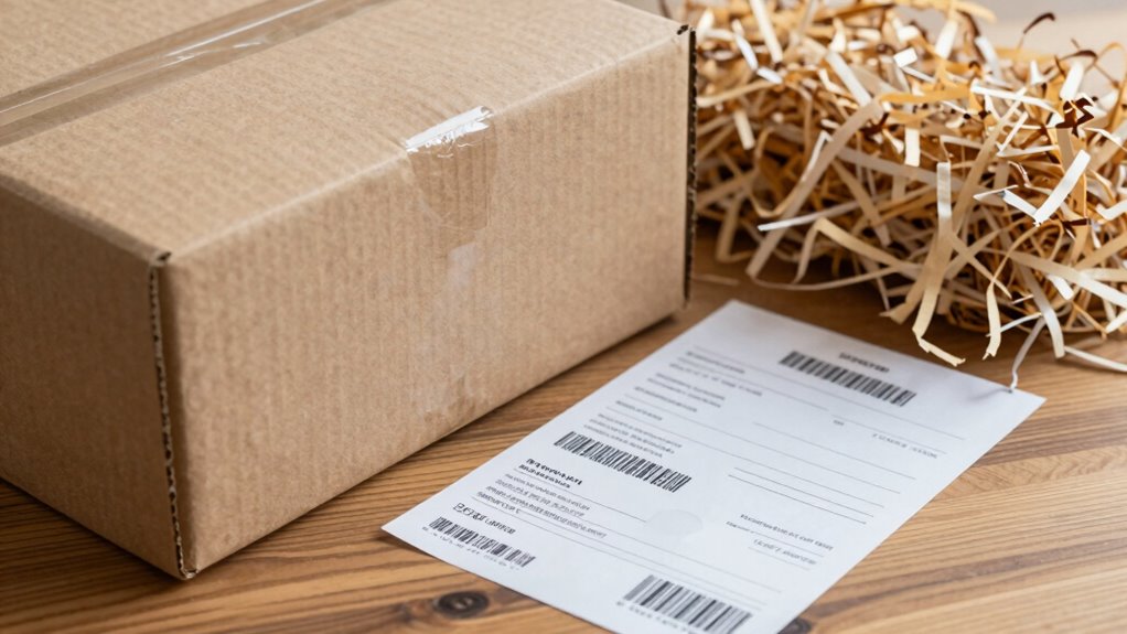 Belege für den Versand für Rücksendungen aufbewahren