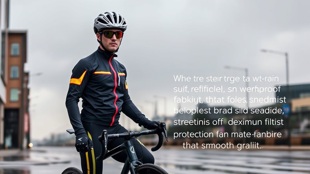 key cycling rain suit factors