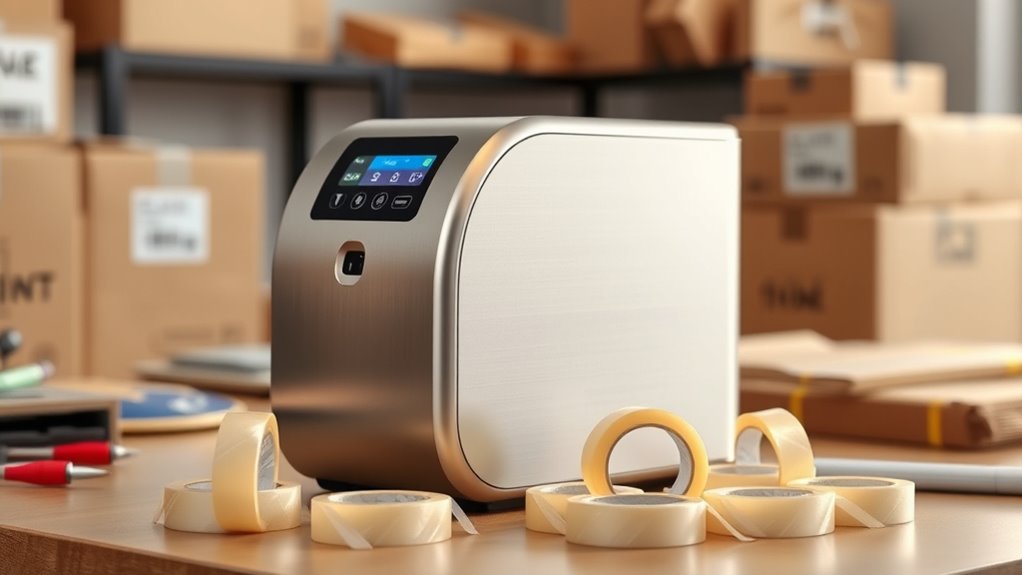 key packaging tape features