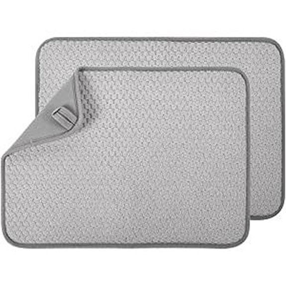 Spülmatte zum Abtrocknen für die Küche, Packung mit 2