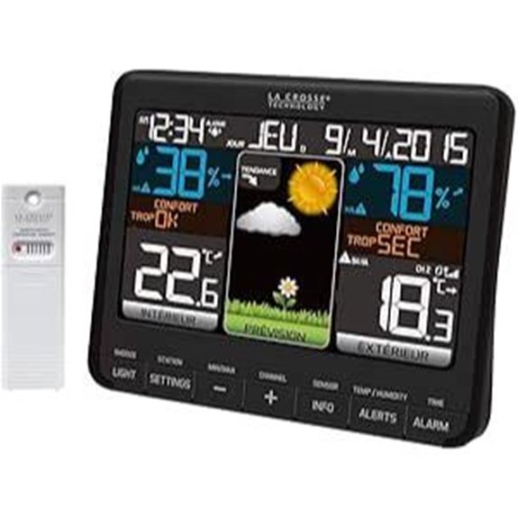La Crosse Technology - WS6825 BLA - Wetterstation - Schwarz