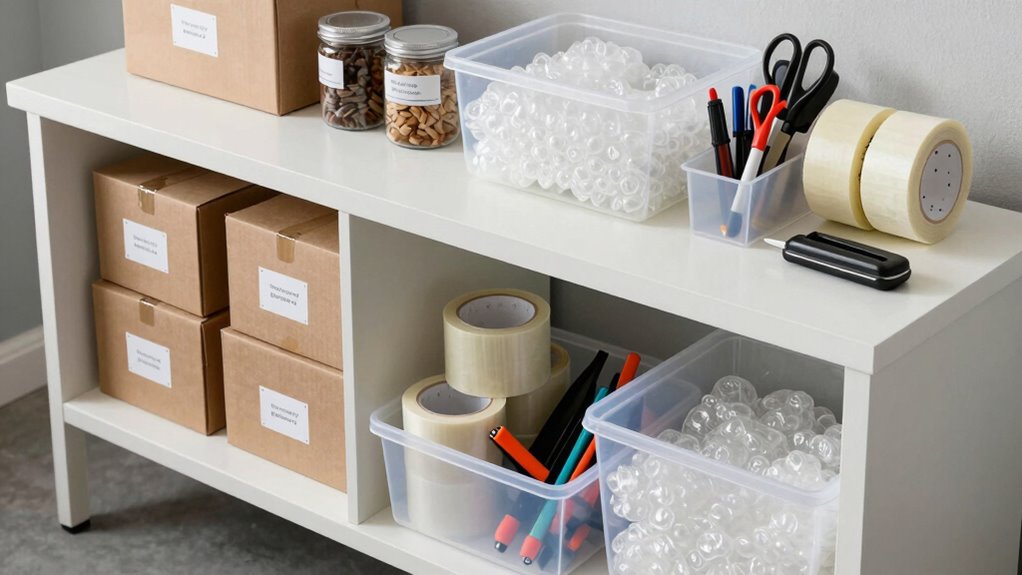 label organize and protect supplies