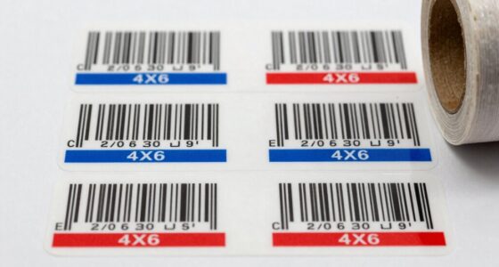 Label Größe und Kern