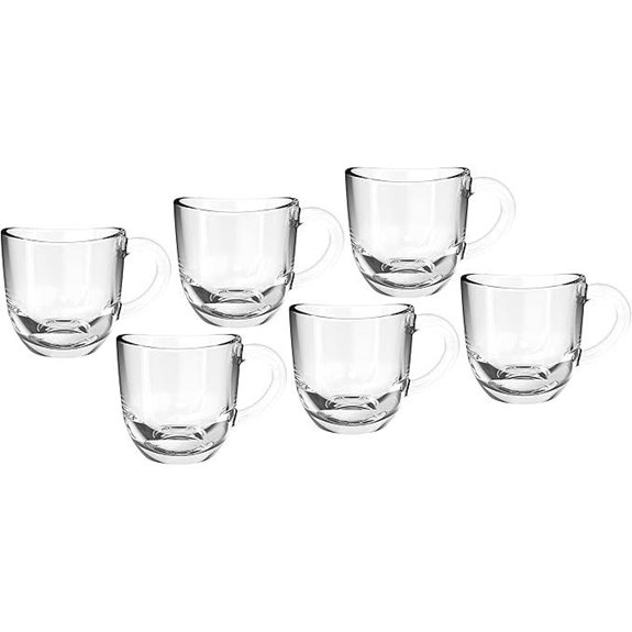 Leonardo Napoli Espressotassen Set aus 6