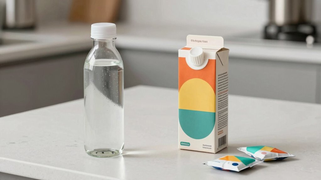 weniger Abfall im Laufe der Zeit