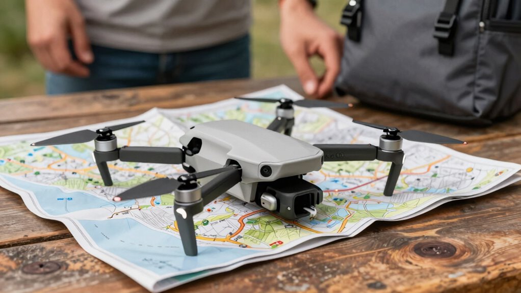 leichte Drohnen unterstützen Reisen