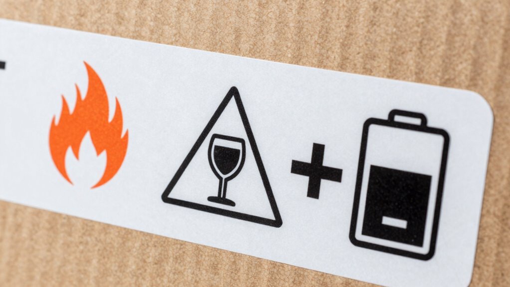 Lithium-Batterie Versandzeichen