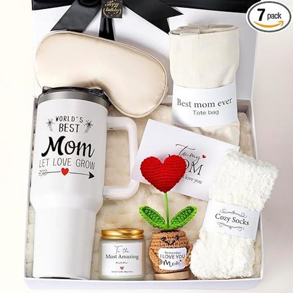 Luxus Mama Geburtstag Geschenkbox mit Becher und Kerze