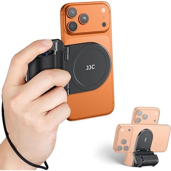 Magnetischer Smartphone-Griff mit Bluetooth-Kamera-Steuerung