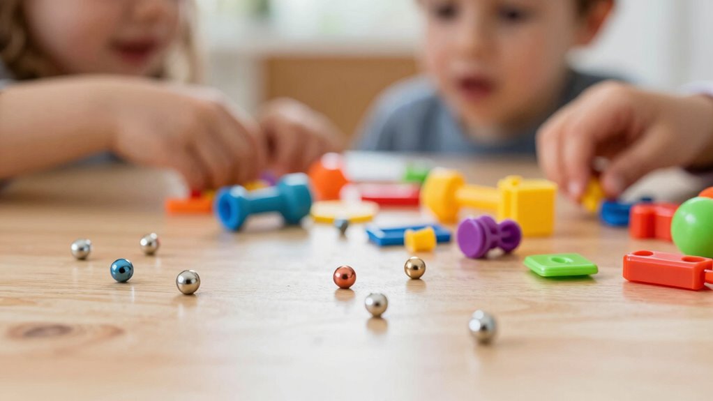 magnetische Kleinteile-Gefahren